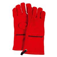 FEUERMESTER pair of leather grill gloves size 10 red
