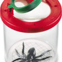 Insect magnifying cup 2/4x magnification in a display with 24 pieces