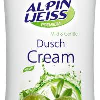 Dusche und Dusch-Creme  Alpinweiss Olive Milk 400 ml, Shower Gel