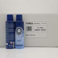 Déodorant Forea Men FRESH / SPORT 24h, 200ml - Fabriqué en Allemagne