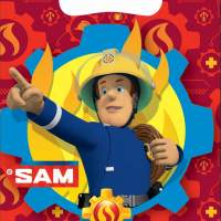 8 pieces Fireman Sam party bags, 1 pack