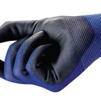 Handschuhe HyFlex® 11-618, Größe 9 blau/schwarz, 12 Paar