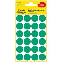 AVERY ZWECKFORM labels marking point Ø18mm green 960 pieces