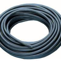 Rubber cable H07RN-F 3x1.5mm2 L.50m black for inside and outside