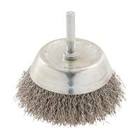 Silverline stainless steel cup brush 75mm