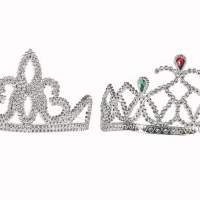 Princess tiara, assorted, 2 pieces