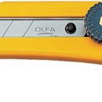 Cutter knife B.18mm with locking wheel with color can opener OLFA