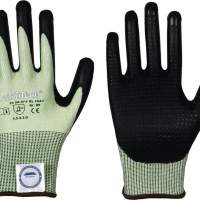 LEIPOLD Schnittschutzhandschuhe LeiKaTech® 1647 Gr.9 grün/schwarz 12 Paar