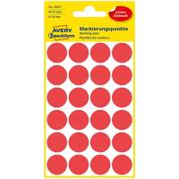 AVERY ZWECKFORM labels marking point Ø18mm red 960 pieces