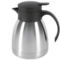 my basics vacuum jug 1.0l black handle