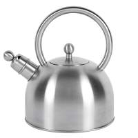 my basics whistling kettle stainless steel/sat. 2.5 liters