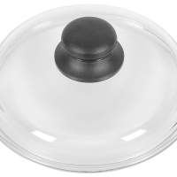 my basics glass lid 20cm with button