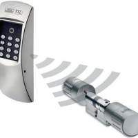 Electronic door lock TSE Set 4001 Pincode matt chrome with code keypad