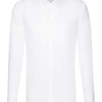 Seidensticker REGULAR Langarm-Hemd, Fil-à-Fil, Button Down-Kragen, weiß, verfügbare Größen/Kragenweite 38,44,48 siehe Beschreibu